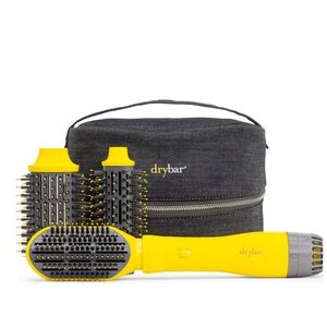 Drybar Yellow and Gray Grooming Tool Set